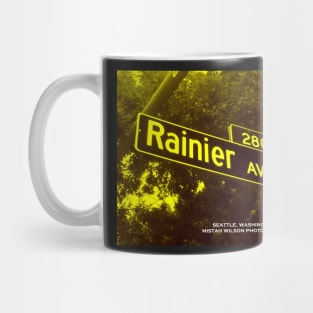 Golden Black Rainier Avenue South, Seattle, WA by Mistah Wilson Photography Mug